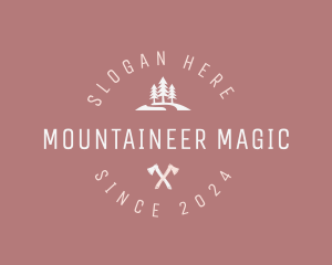 Mountain Axe Trekking logo design