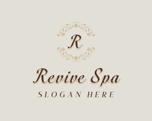 Floral Spa Hotel logo design