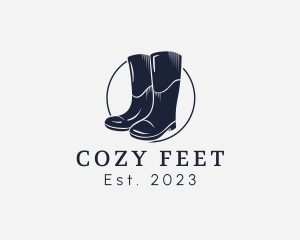 Elegant Rain Boots logo design