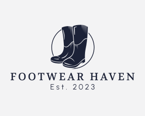 Elegant Rain Boots logo design