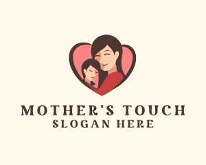 Mother Daughter Love logo design