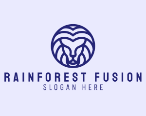 Fierce Lion Head  logo