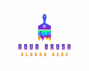 Painting Brush House logo design