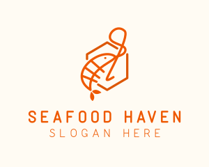 Shrimp Seafood Restaurant  logo design