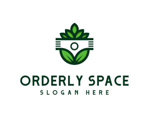 Organic Leaves Botany logo design