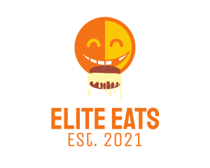 Happy Emoji Eating  logo design