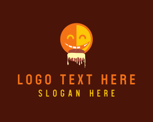 Happy Emoji Eating  logo