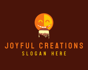 Happy Emoji Eating  logo