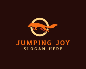 Wild Fox Jump logo design