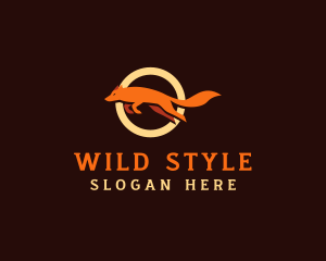 Wild Fox Jump logo design