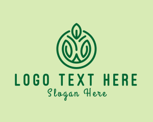 Agricultural Leaf Garden Logo