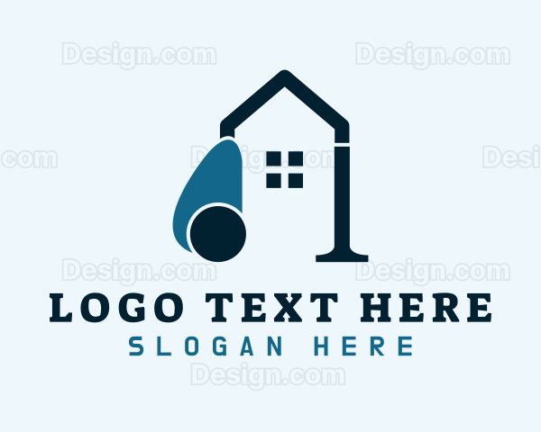 House Vacuum Cleaning Logo