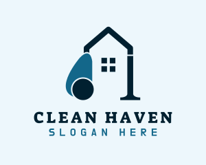 House Vacuum Cleaning  logo design