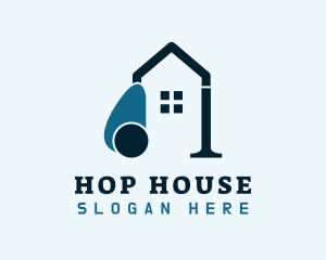 House Vacuum Cleaning  logo design