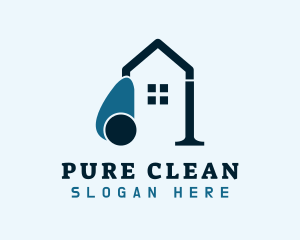 House Vacuum Cleaning  logo design