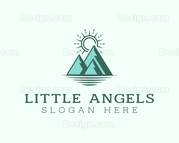 Mountain Sea Sunlight Logo