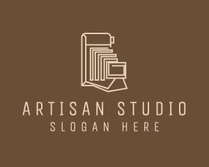 Minimalist Antique Camera logo design