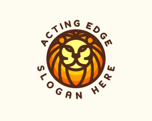 Lion Jungle Safari logo design