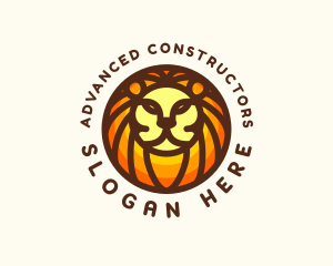 Lion Jungle Safari logo design