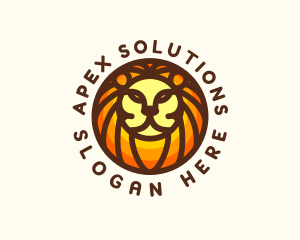 Lion Jungle Safari logo design