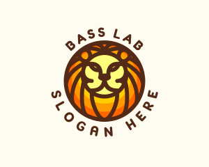 Lion Jungle Safari logo design