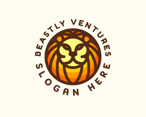 Lion Jungle Safari logo design