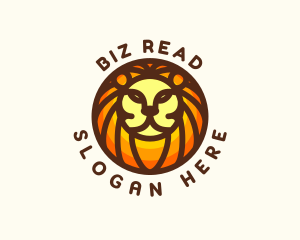 Lion Jungle Safari logo design