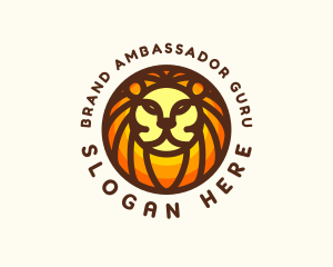 Lion Jungle Safari logo design