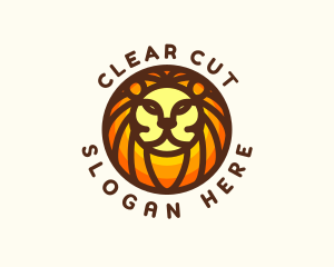 Lion Jungle Safari logo design