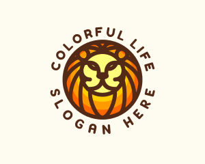 Lion Jungle Safari logo design