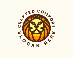 Lion Jungle Safari logo design