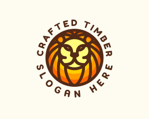 Lion Jungle Safari logo design