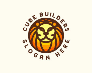 Lion Jungle Safari logo design