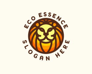 Lion Jungle Safari logo design