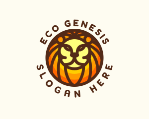 Lion Jungle Safari logo design