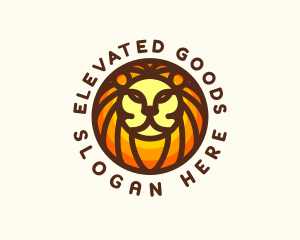 Lion Jungle Safari logo design