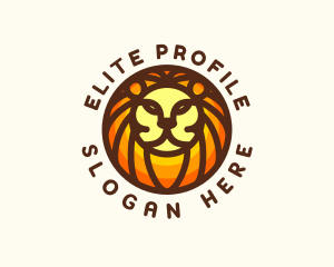 Lion Jungle Safari logo design