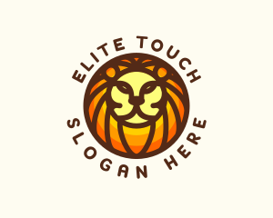 Lion Jungle Safari logo design