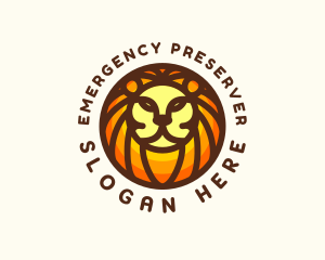 Lion Jungle Safari logo design