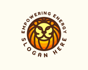 Lion Jungle Safari logo design