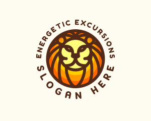 Lion Jungle Safari logo design