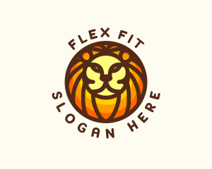 Lion Jungle Safari logo design