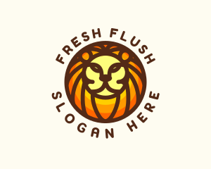 Lion Jungle Safari logo design