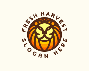 Lion Jungle Safari logo design