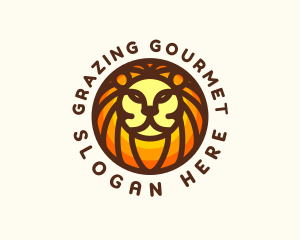 Lion Jungle Safari logo design