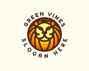 Lion Jungle Safari logo design