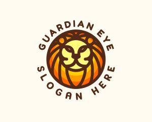 Lion Jungle Safari logo design