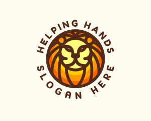 Lion Jungle Safari logo design