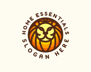 Lion Jungle Safari logo design