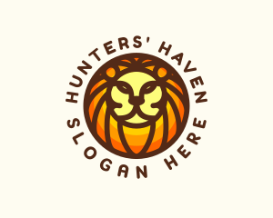 Lion Jungle Safari logo design